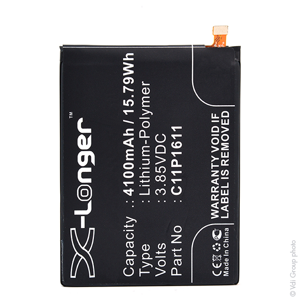 Blister(s) x 1 Batterie téléphone portable pour Asus 3.85V 4100mAh