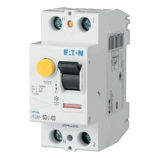 [EAT264288] Interrupteur différentiel PFGM, 2P, 63A 300mA type AC