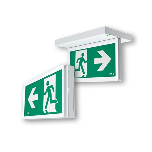 [LUM16125] BAES évacuation SATI - 45lm/1h - IP43 IK07 - Pose mur/plafond - Visibilité+