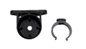 support mural de perche diam 42-48 mm, plastique semi-rigide.