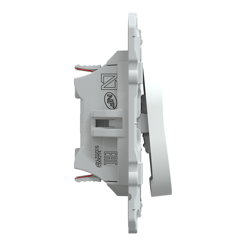 Ovalis - Lot de 108 double va et vient S320214 - 10AX - Blanc - ss emballage uni
