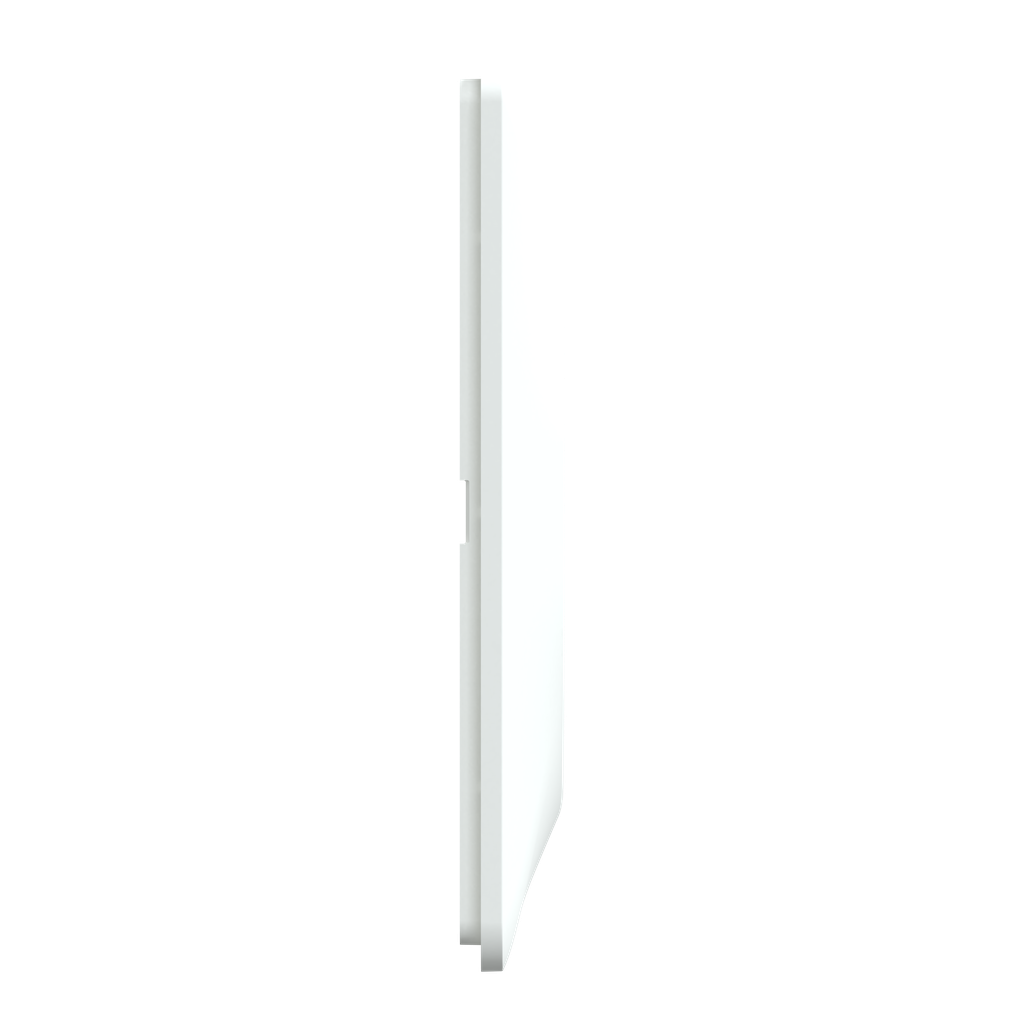 Ovalis - Lot de 180 plaques - 2 postes Horizontal - finition blanc S320704