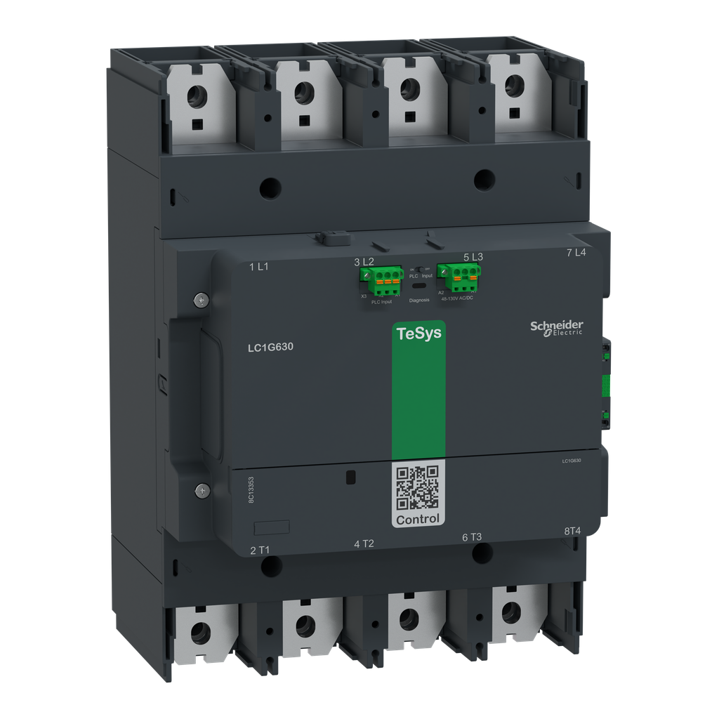 Contacteur TeSysG630 4P Advanced 200-500V ACDC