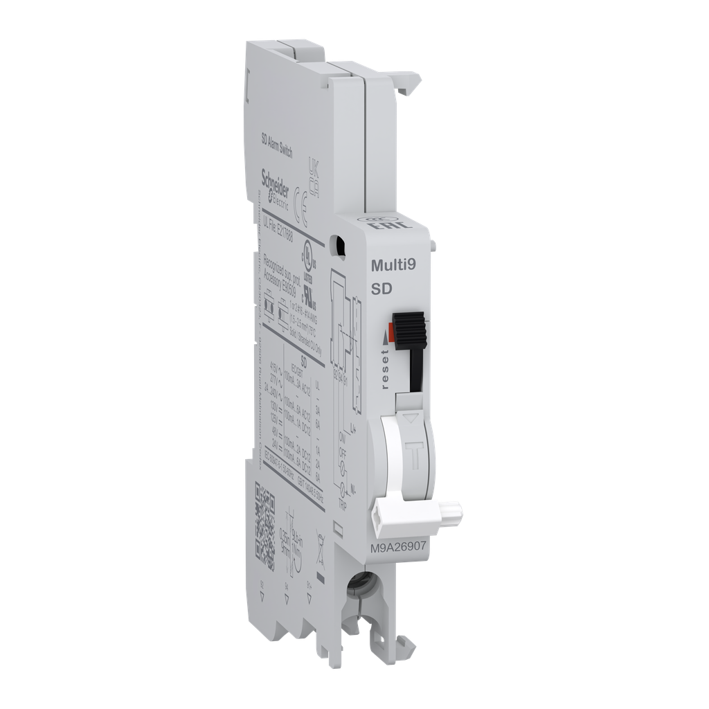 Multi9 contact Auxiliaire  1SD 100mA à 6A, AC-DC