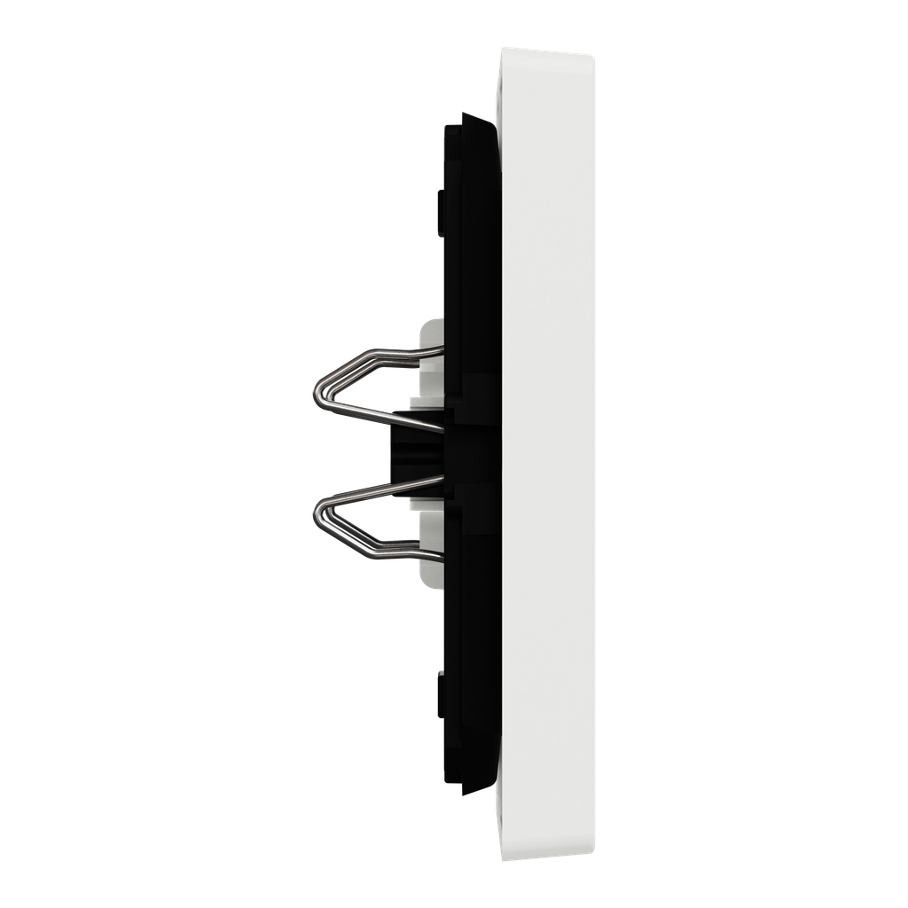 D-Life - enjoliveur pour commande double volets roulants - blanc nordic mat