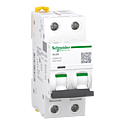 Acti9 iC60N - Disjoncteur - 2P - 2A - Courbe C - 400Vca - 6000A/50kA