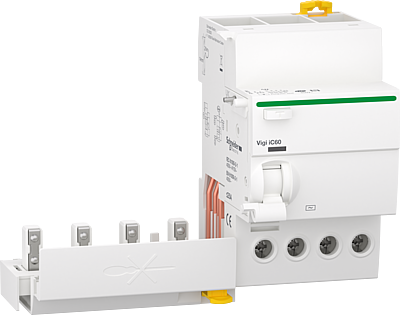 Acti9 Vigi iC60 - Bloc diff 400Vca (Ph/Ph) - 4P - 25A - 30mA - Type AC