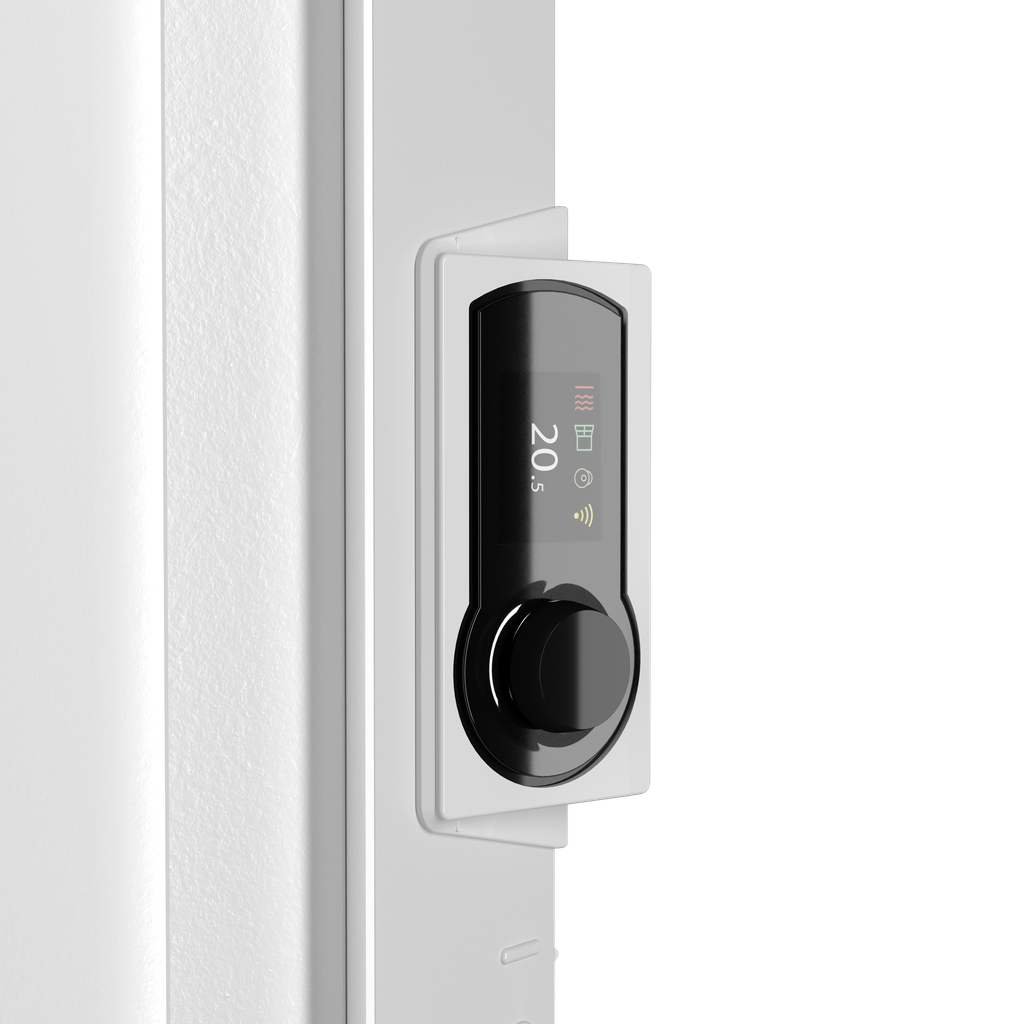 Radiateur connecté Beladoo nativ - vertical - 2000W - blanc satiné