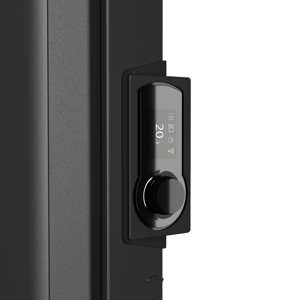 Radiateur connecté Beladoo nativ - vertical - 1000W - anthracite
