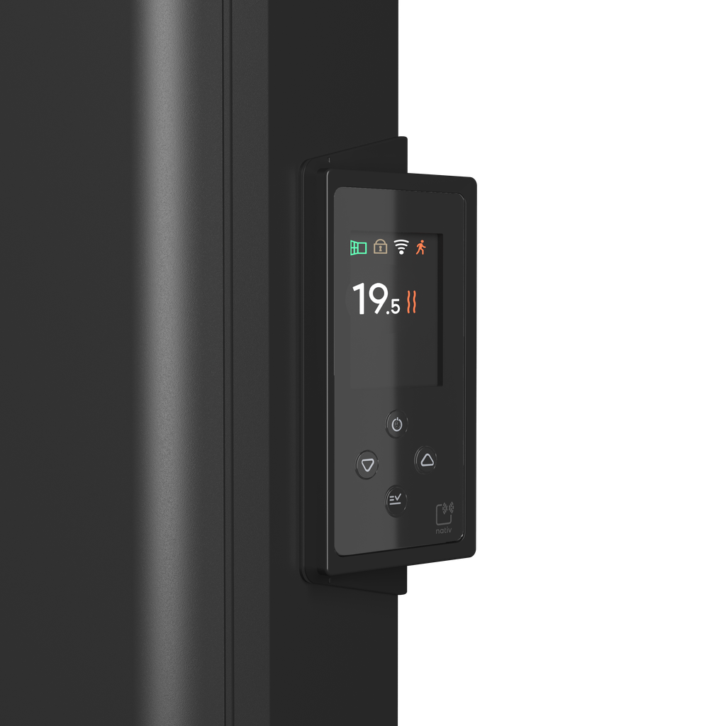 Radiateur connecté Chamane nativ vertical - 2000 watts - anthracite