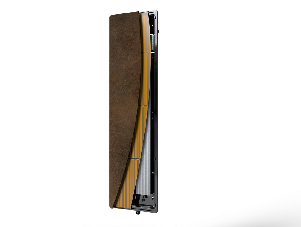 Radiateur connecté KERAMOS nativ Vertical 1500W Céramique blanc ardoise