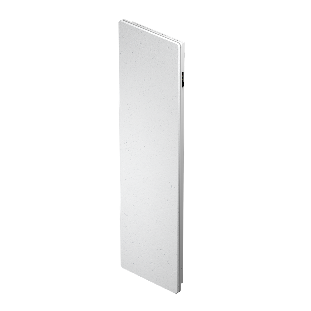Radiateur connecté NATURAY nativ Vertical 1500 W Lave blanc satin