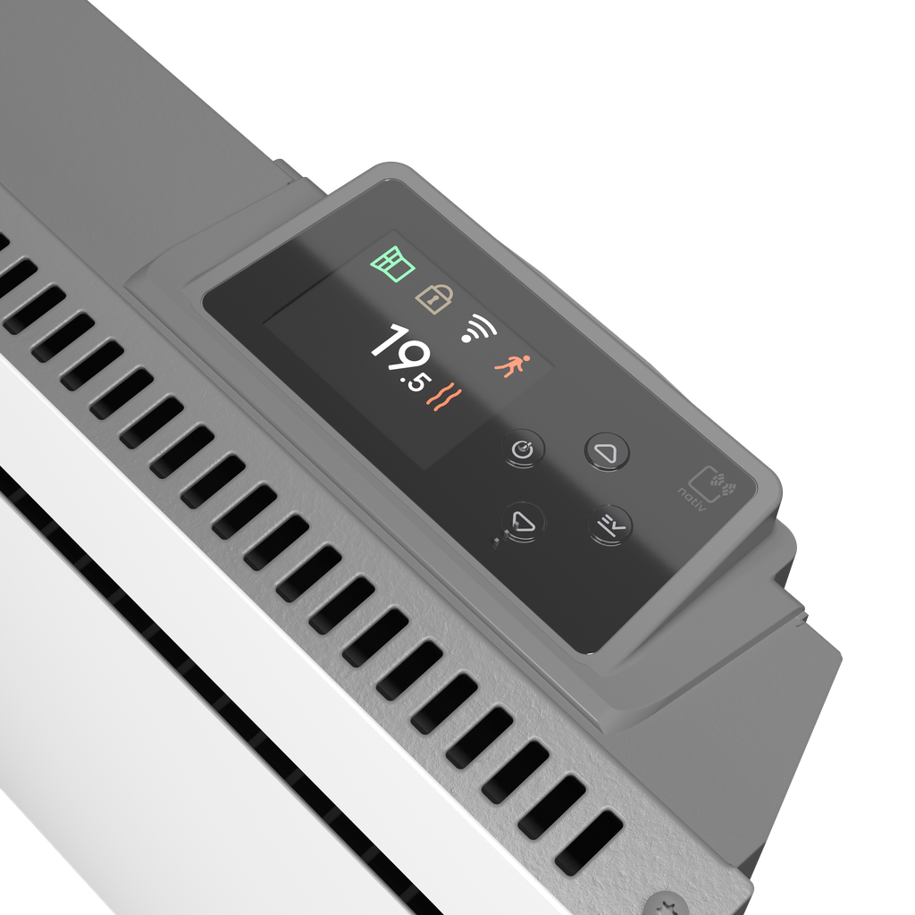 Radiateur connecté Sensual nativ horizontal - 1000W - blanc