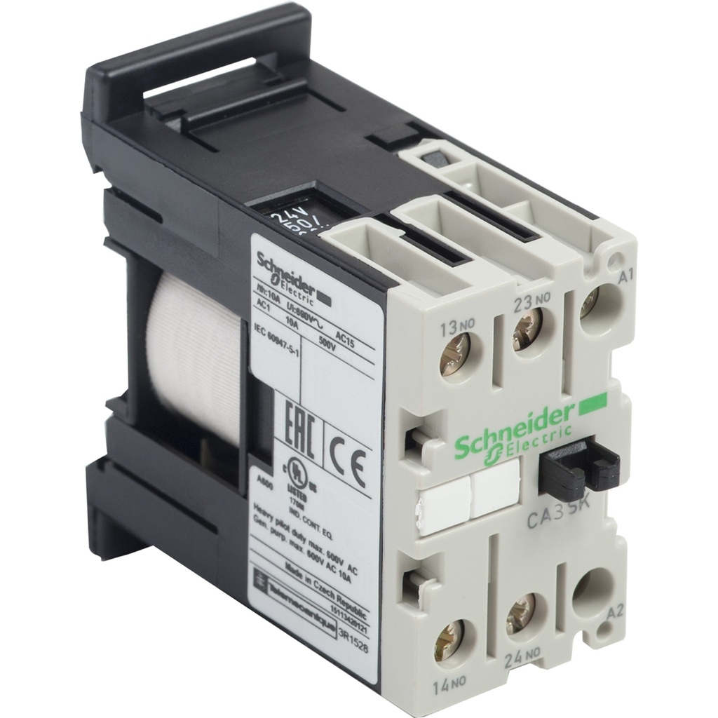TeSys CA3SK - contacteur - 1F+1O - instantané - 10A - 24Vcc
