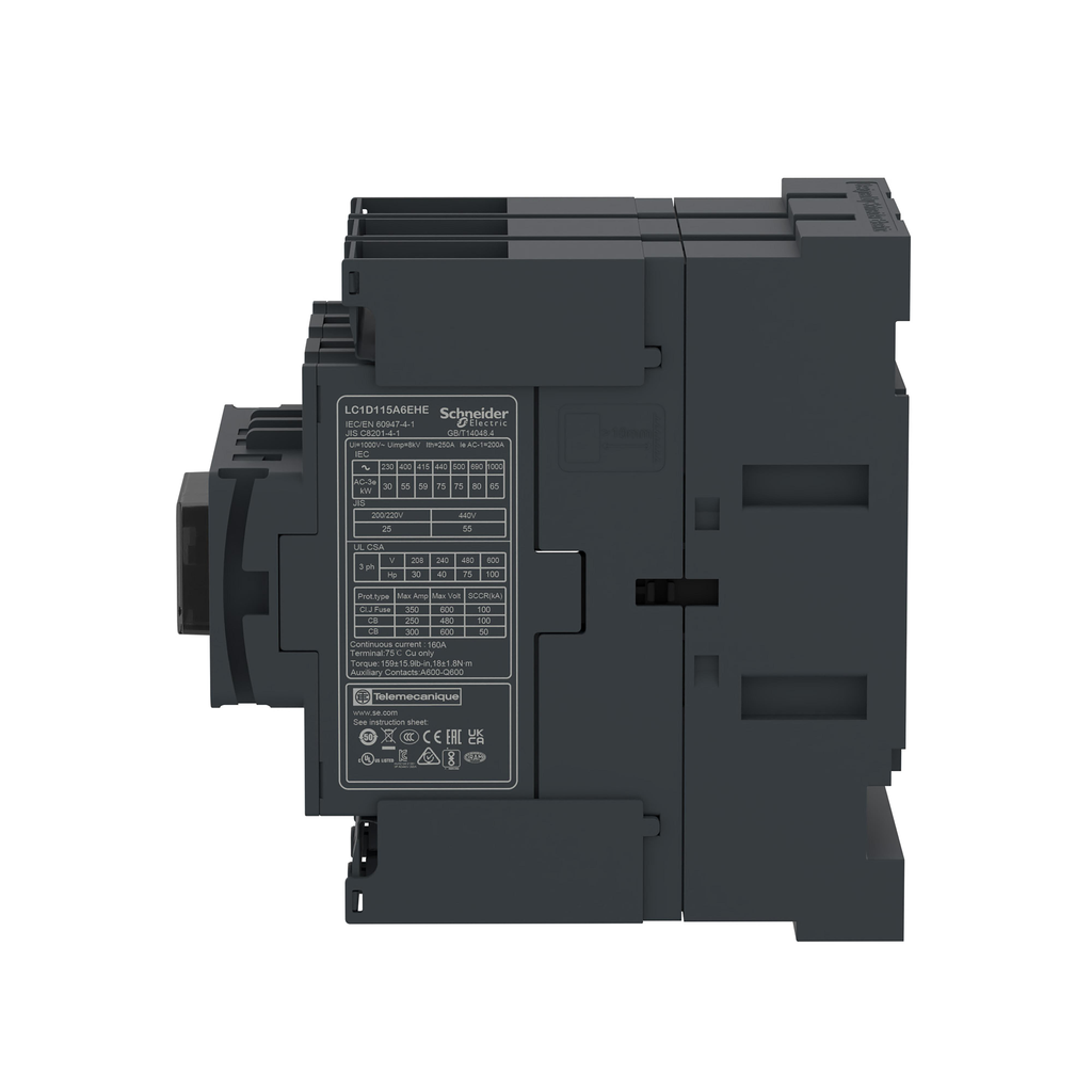 TeSys Deca Advanced - CTR Deca 115A 3P 48-130V ACDC