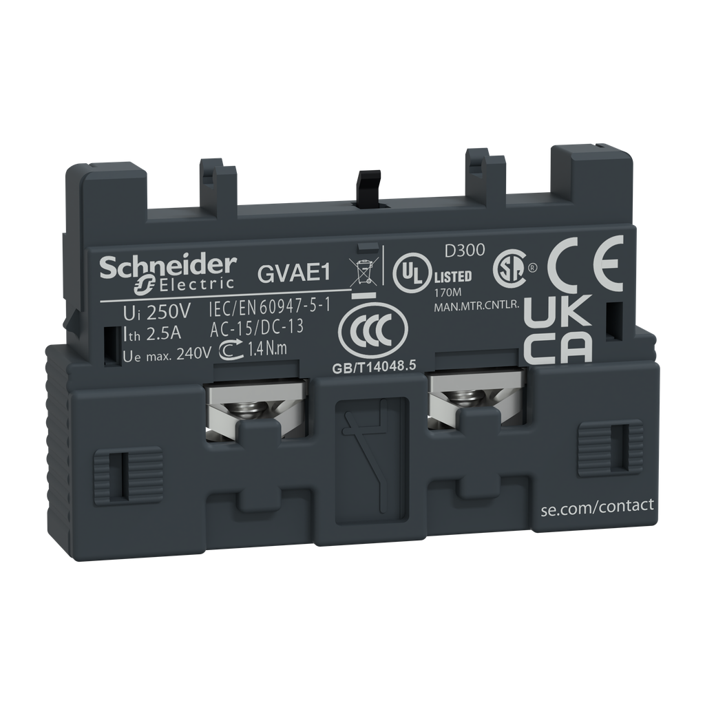 contact auxiliaire ADDITIF FRONTAL F OU O