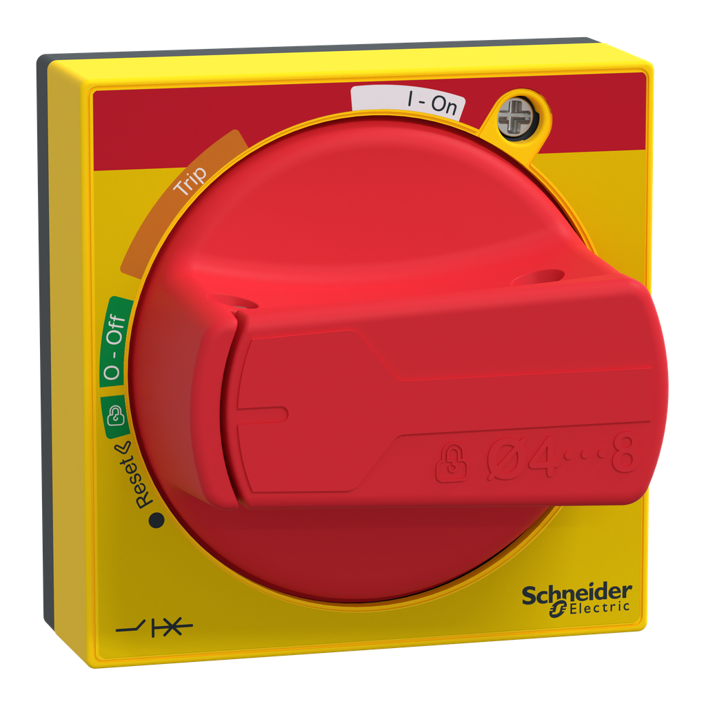 TeSys GV - Poignee rotative rouge ip 54