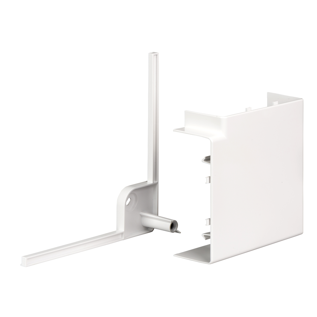OptiLine 45 goulotte pvc blanc polaire 140 x 55 mm - angle plat 90°