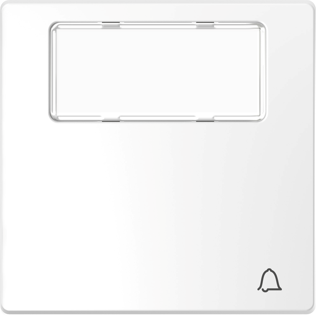 D-Life - enjoliveur pour commande simple étiquette picto carillon - blanc lotus