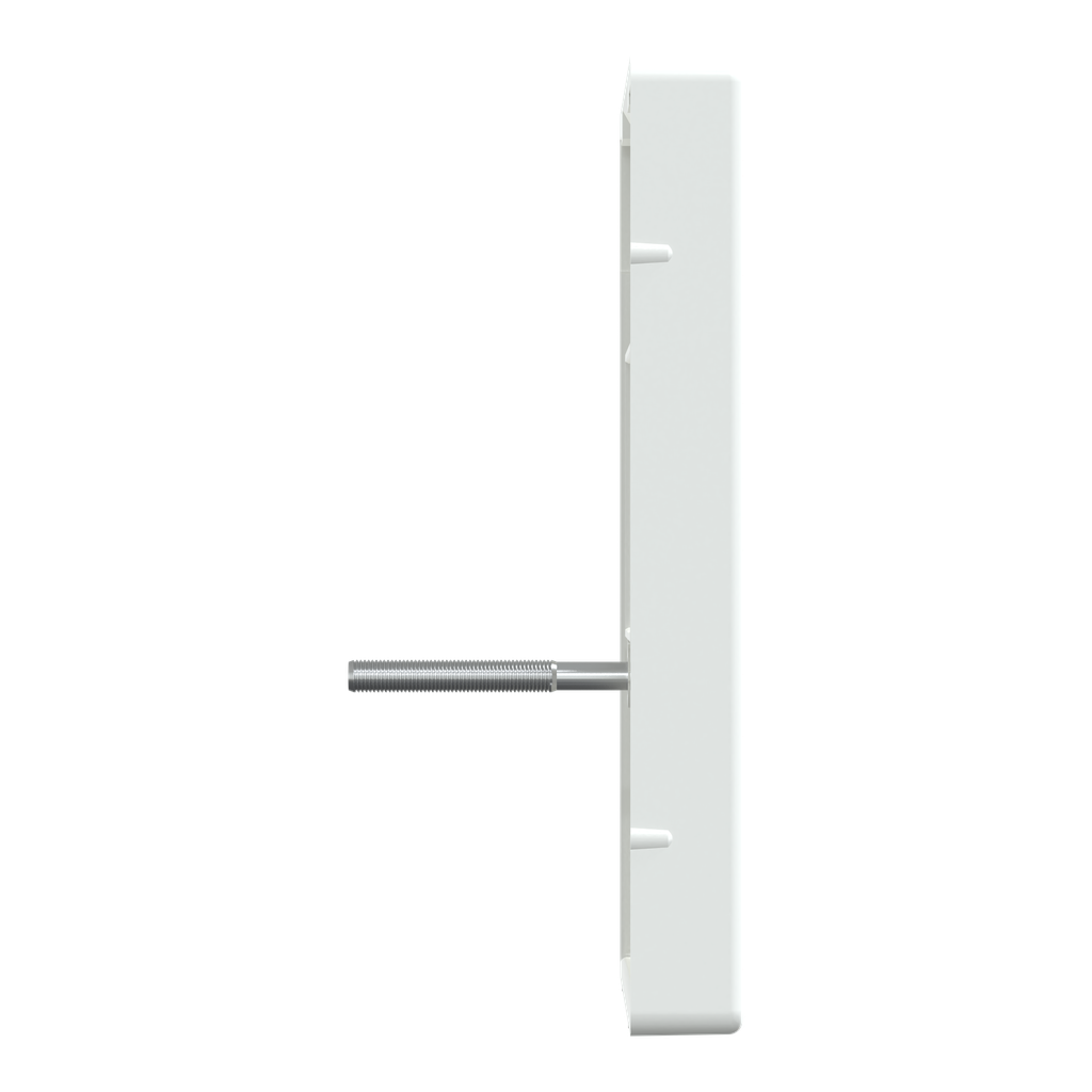 D-Life - enjoliveur pour prise conn multimédia - porte-étiquette - blanc lotus