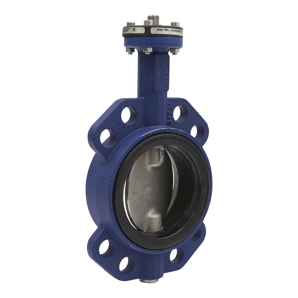 Vanne papillon acier PN16 DN150 Kv1790