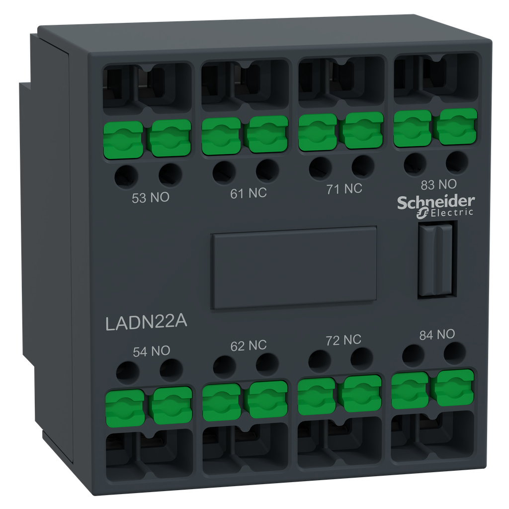 TeSys LAD - Snap In - bloc contacts auxiliaires frontaux - 2F+2O