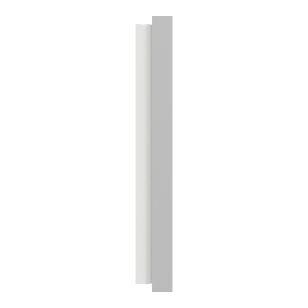 Odace - plaque de finition 4 postes - couleur Gris galet