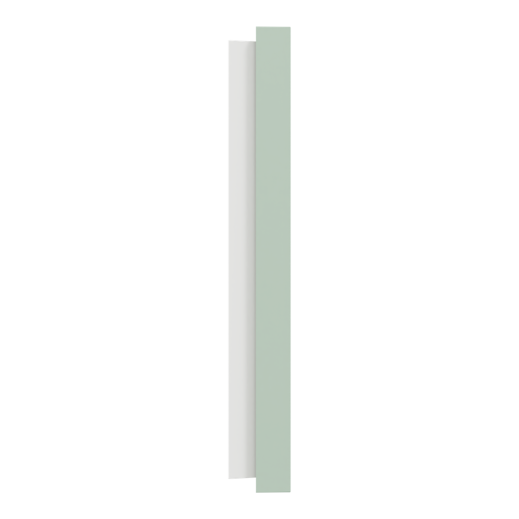 Odace - plaque de finition 4 postes - couleur Vert jade