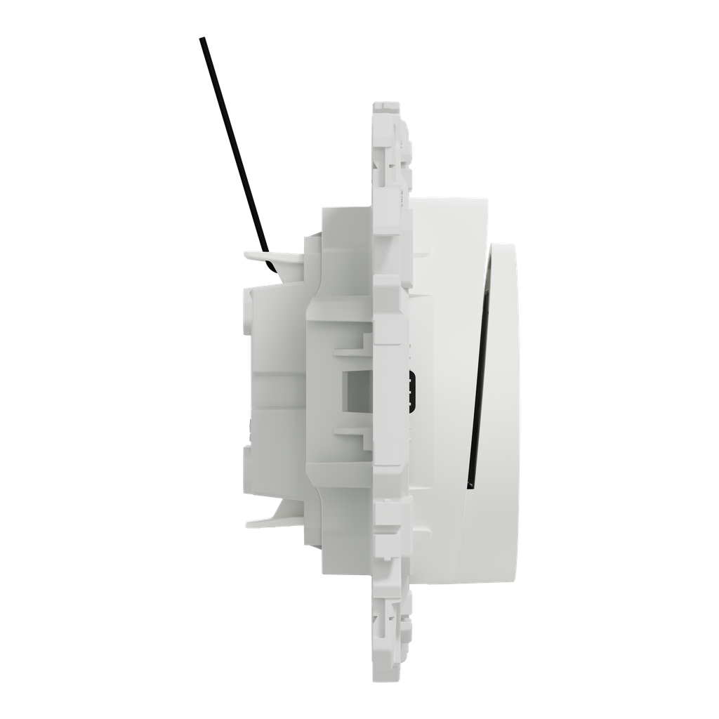 Odace - interrupteur à carte - LED localisation incluse - 10AX - blanc craie