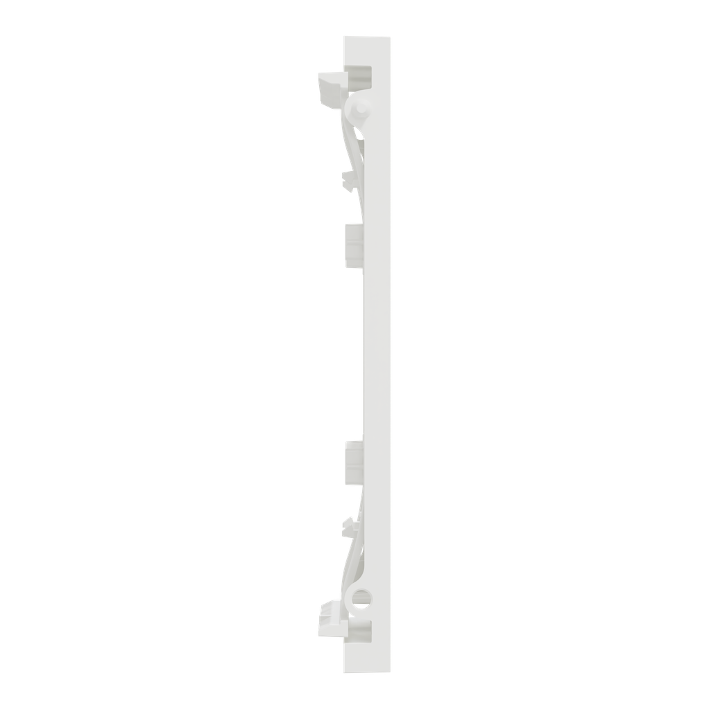 Odace Architecte - plaque de finition centrale - couleur Blanc craie