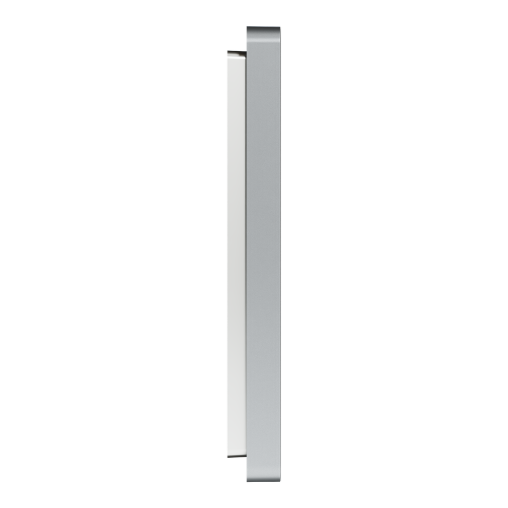 Odace Architecte - plaque de finition 1 poste - effet Titane