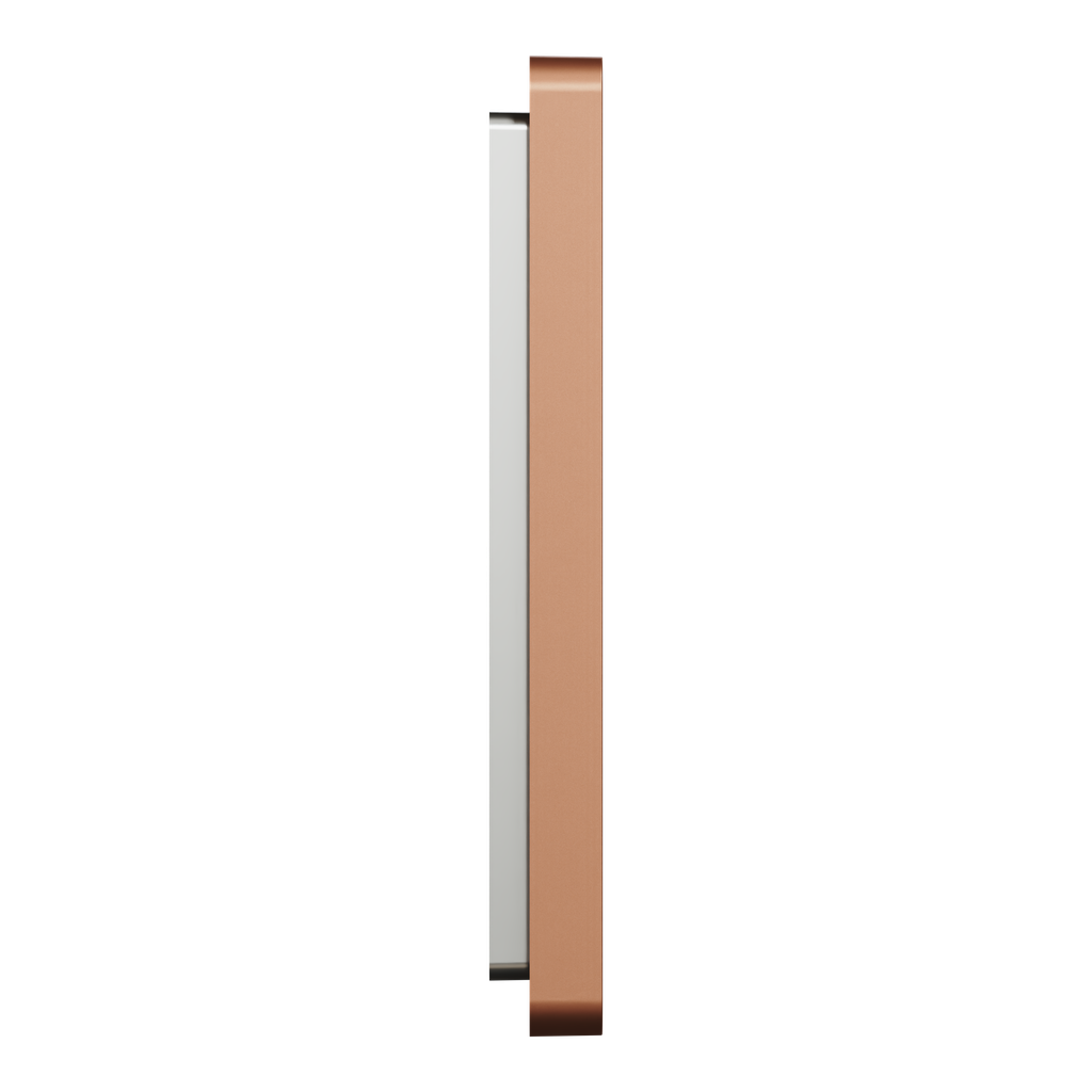 Odace Architecte - plaque de finition latérale - effet Cuivre