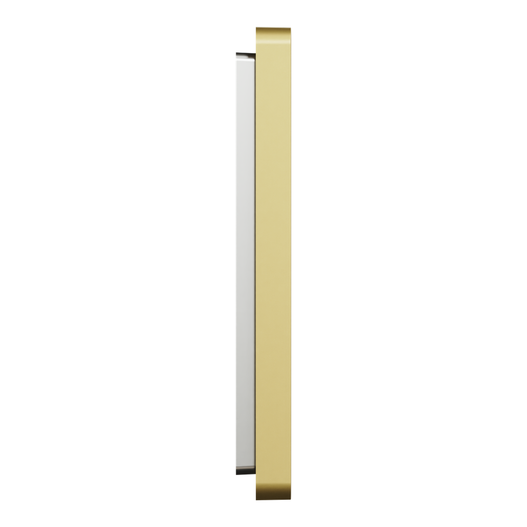 Odace Architecte - plaque de finition 1 poste - effet Laiton