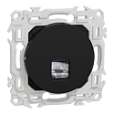 Odace - prise RJ45 - Cat6 STP grade 2TV min à grade 3TV - noir onyx