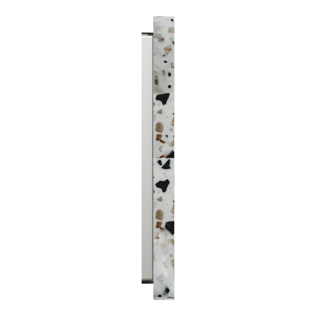 Odace Architecte - plaque de finition latérale - effet Terrazzo