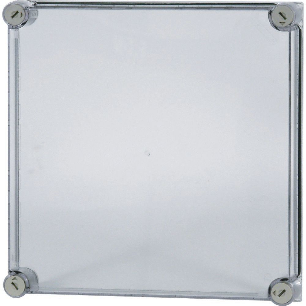 Couvercle, transparent, HxLxP=375x375x50mm