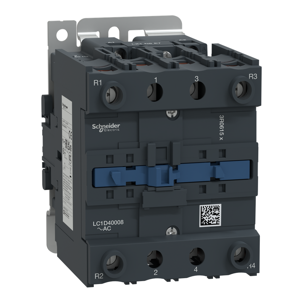TeSys LC1D - contacteur - 4P (2F+2O) - AC-1 440V - 60A - bobine 120Vca 50/60Hz