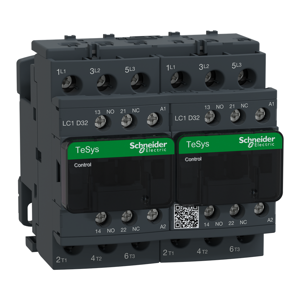 TeSys LC2D - contacteur inverseur - 3P - AC-3 440V - 32A - bobine 120Vca