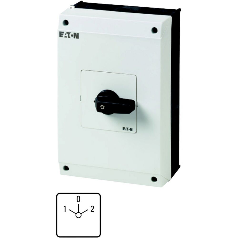 Inverseurs, Contacts: 4, 63 A, plastron: 1-0-2, 60 °, à accrochage, en saillie