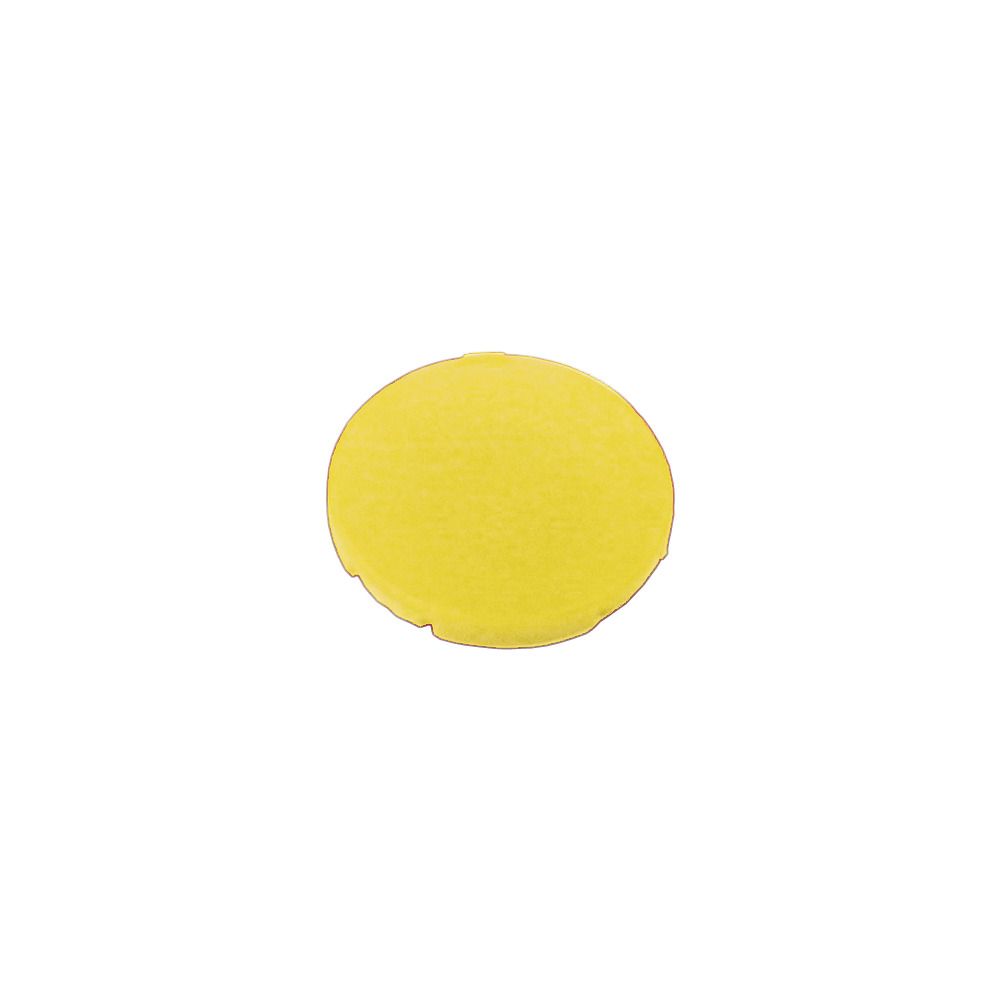 Étiquette, plate jaune, sans inscription