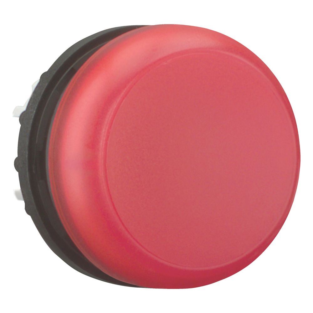 Voyant lumineux, plat, rouge, diamètre 22.5