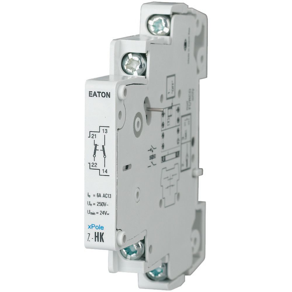 Contact auxiliaire, pour PFIM, PFHM-4p, dRCM, PFR, 1F+1O, 0,5 module