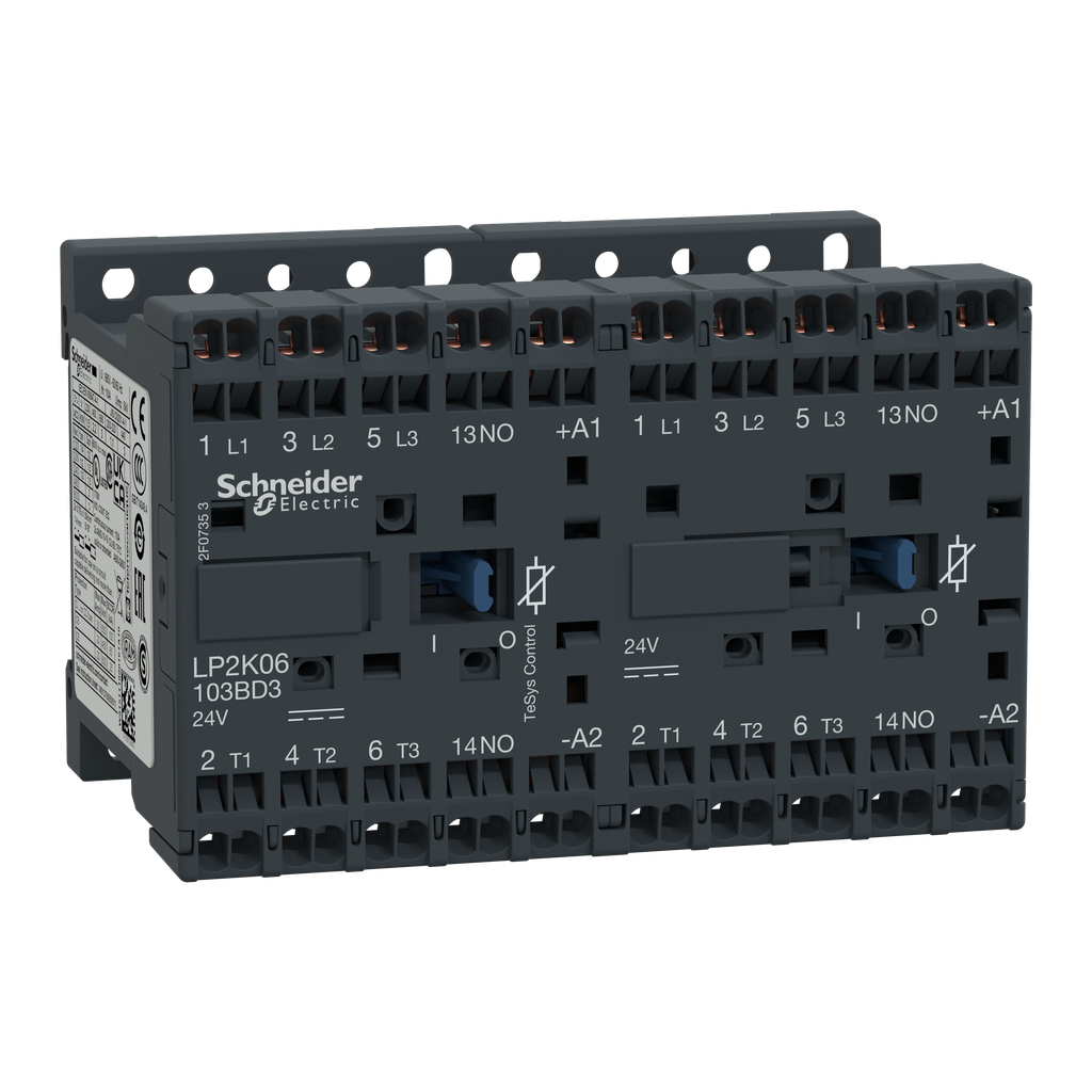 TeSys K - Contacteur inverseur tesy s lp2k 3p ac3 4
