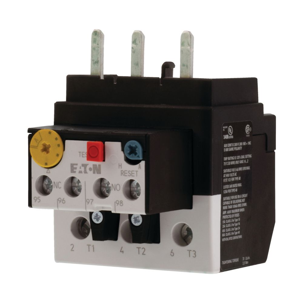 Relais thermique, 24-40A, 1F+1O
