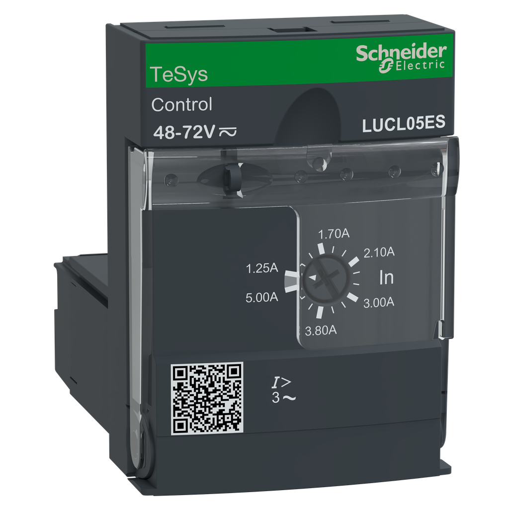 TeSys U - unité de contrôle magnétique protection - 1,25A à 5A - 48V à 72V