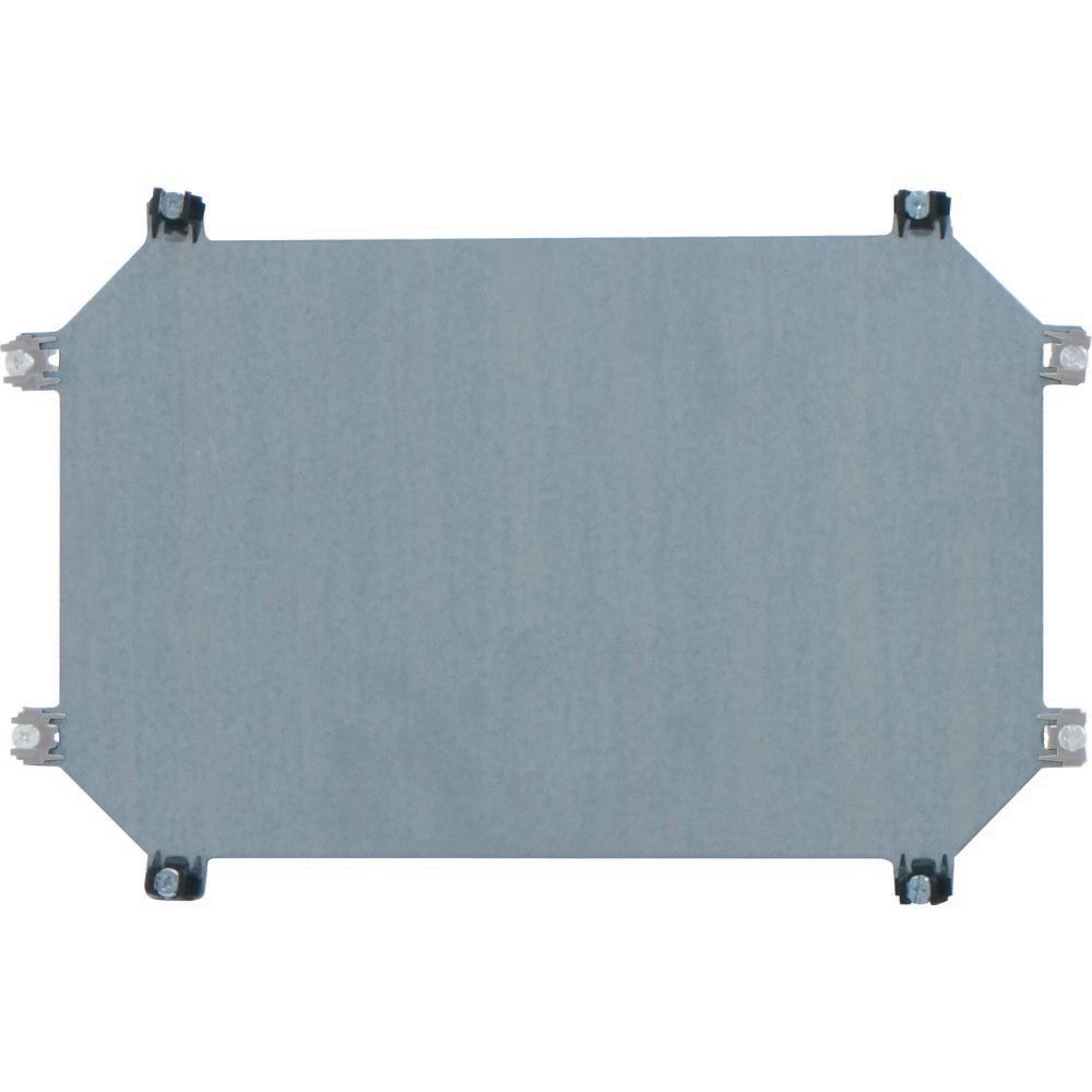 Platine de montage, acier, galvanisé, D=3mm, pour boîtiers CI43