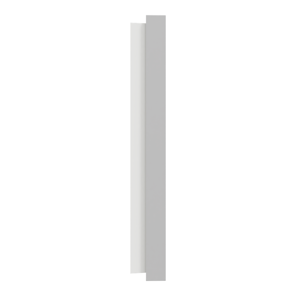 Odace - plaque de finition 3 postes - couleur Gris galet