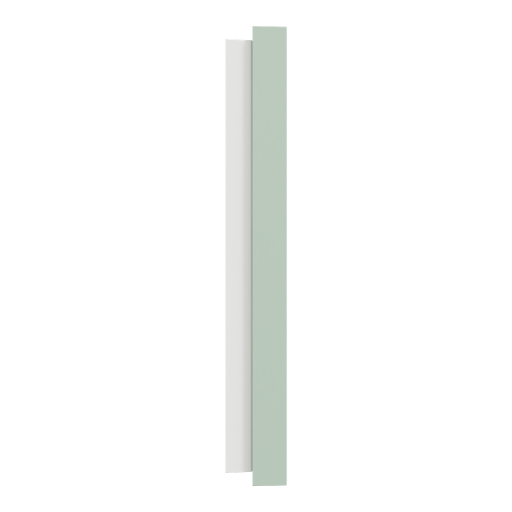 Odace - plaque de finition 2 postes - couleur Vert jade