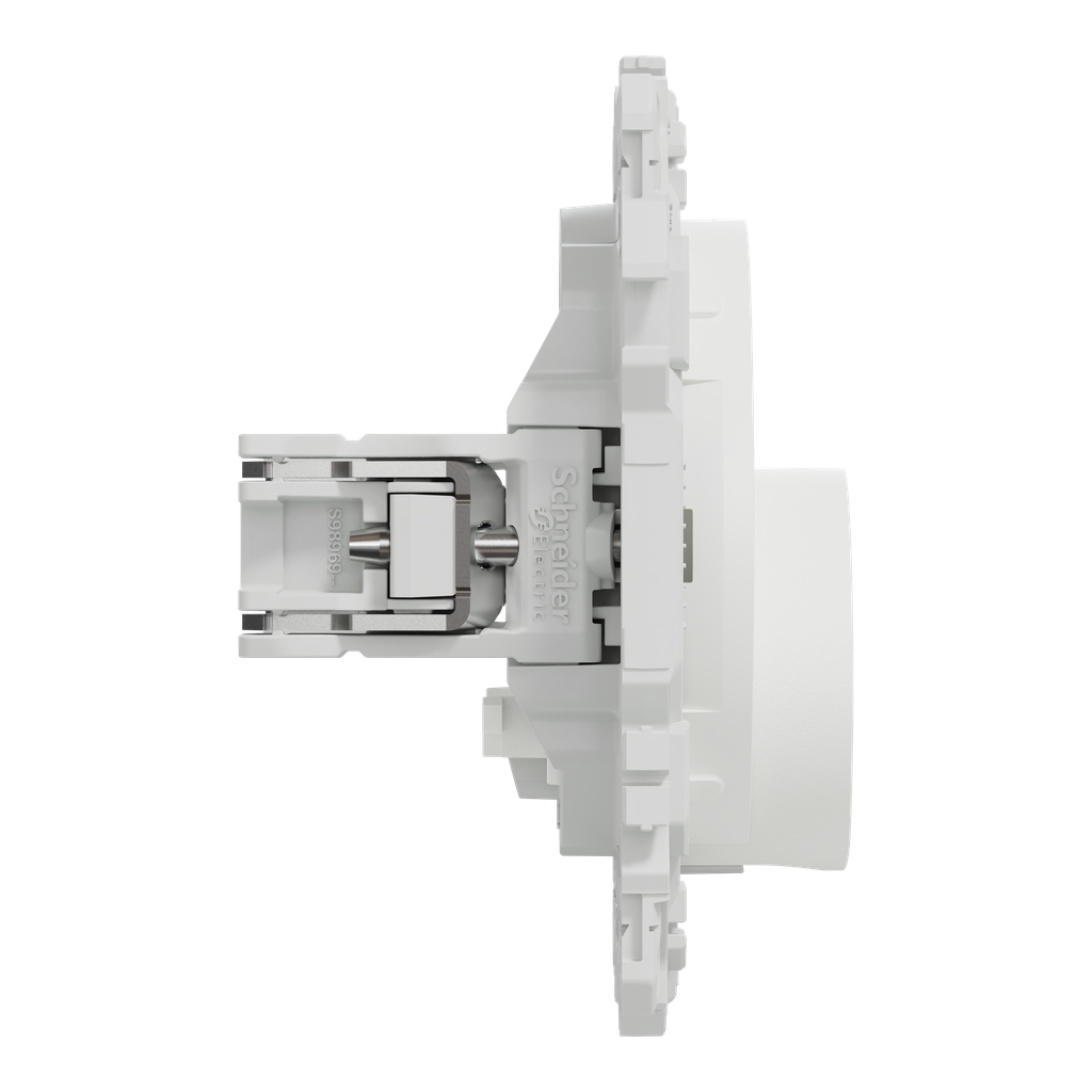 Odace - sortie de câble avec griffes - serre câble 6 à 12 mm² - blanc craie