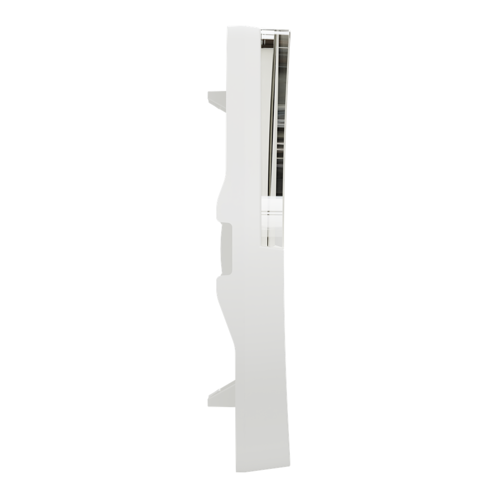 Odace - enjoliveur seul - pour bouton poussoir - porte-étiquette - blanc craie